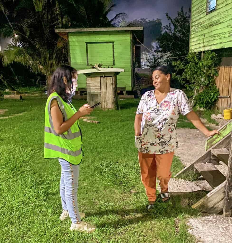 BKHC Personnel gathering feedback from community members